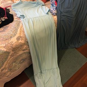 Baby blue Boutique maxi dress